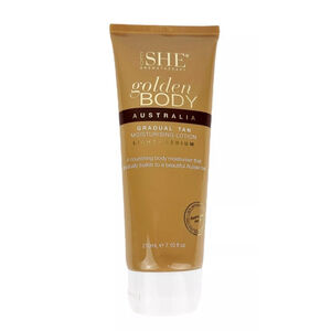 OM She Aromatherapy Golden Body Gradual Tan Lotion Light-Medium NEW Sealed